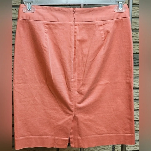 J. CREW Skirt Sz 4 Stretch, Coral - Picture 3 of 7